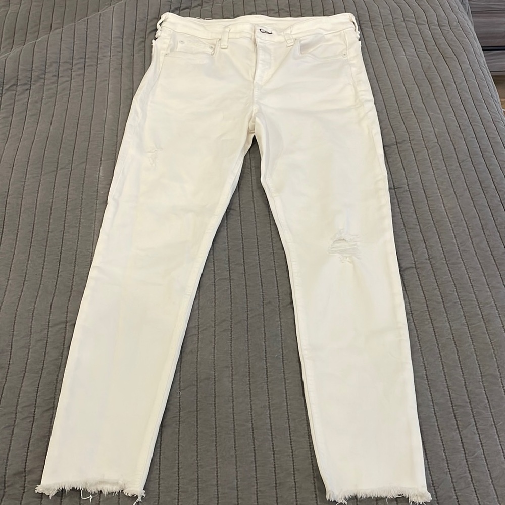 White, size 32 rag & bone skinny jeans